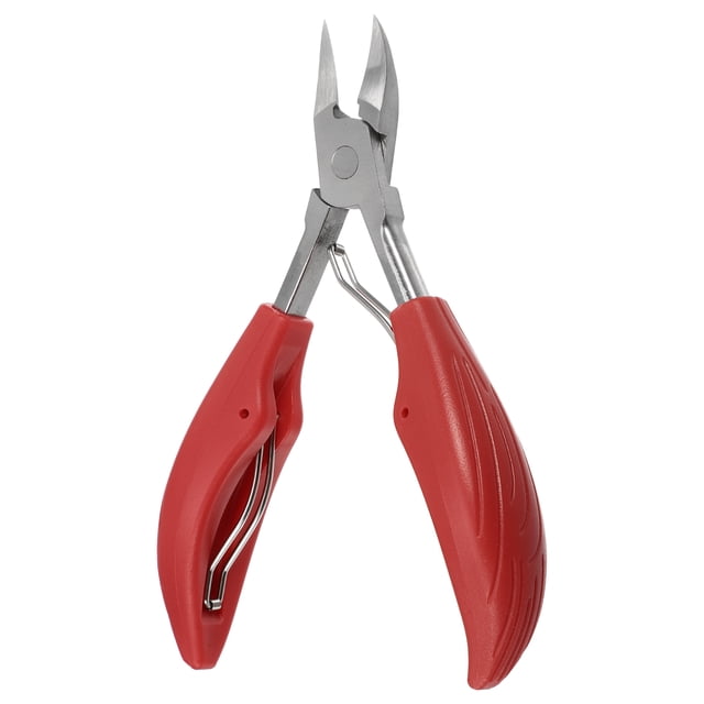 Cortaúñas Unique Bargains para uñas encarnadas gruesas rojo 13x7,7 cm