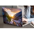 thumbnail image 3 of KSK KAISHEK Hard Case Shell Cover Compatible with New MacBook Air 13 inchs 2022 2021 2020 2019 2018 A1932/A2179/A2337 m1 + Black Keyboard Cover, Blue series A 0378, 3 of 5