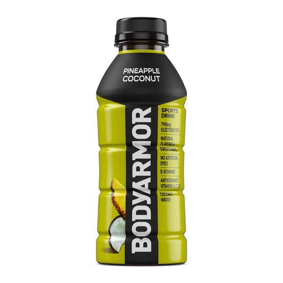 BODYARMOR Pineapple Coconut Electrolyte Sports Drink, 16 fl oz Bottle