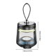 thumbnail image 4 of Linterna De Camping 1400mAh Camping Light 110LM Altavoz compatible con Bluetooth Carga tipo C (Negro), 4 of 7