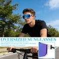 thumbnail image 3 of Youth Baseball Sunglasses for Boys Girls, Sports Glasses Sunglasses Fashionable, Frame Kids Sport Sunglasses for Softball Cycling Baseball Golf White, 3 of 4