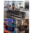 thumbnail image 7 of 7-Foot 3-in-1 Multi-Game Table, Air Hockey Billiards Table Tennis Combo with High-Performance Airflow, Flip Top & Full Accessories for Game Room, 7 of 7