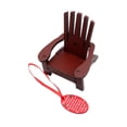 thumbnail image 1 of lionlar Miniature Rocking Chair Festive Scenes Hanging Ornament Photo Props Ornament Brown, 1 of 9