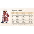 thumbnail image 7 of UVN Plaid Shirts for Women Flannel Long Sleeve Shacket Jacket Ladies Shirt Button Down Top Casual Coats, 7 of 7