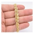 thumbnail image 5 of Graduated Rosetta Rose Knot Women’s Adult Chain Bracelet 10K Yellow Gold, All Sizes - GOLDUM NYC, 5 of 6
