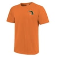 thumbnail image 2 of Men's Orange Miami Hurricanes Sketched Mascot Comfort Colors T-Shirt, 2 of 3