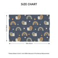 thumbnail image 4 of Placemats Set Of 4 / 6, Cute Rainbow Flowers Snail Placemats For Dining Table Indoor/Outdoors Heat Resistant Washable Placemats 18" X 12", 4 of 8