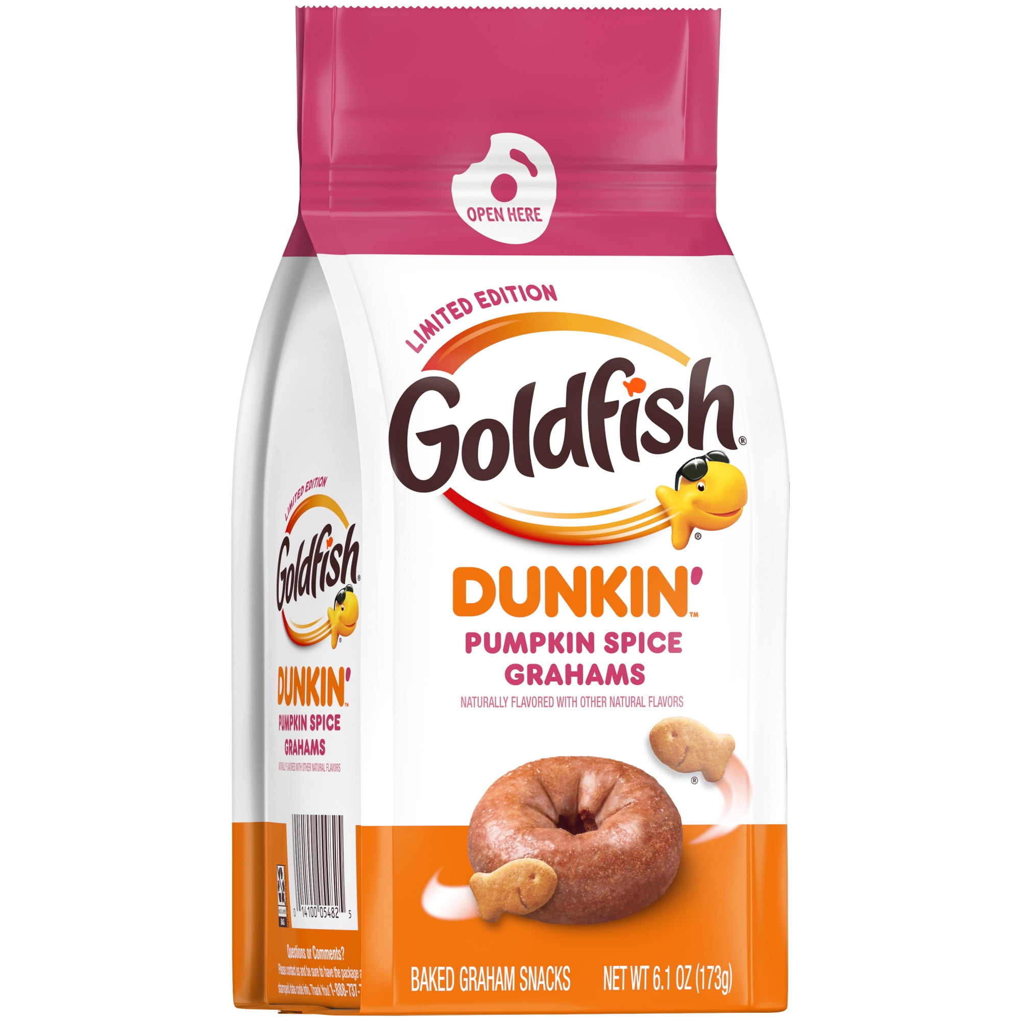 Goldfish x Dunkin' Limited Edition Pumpkin Spice Grahams Crackers