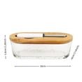 thumbnail image 2 of Creatine Glass Butter Dish With Lid And Spatula. Airtight Storage For Butter And Cheese. Transparent Butter Storage For Refrigerator And Countertop., 2 of 3