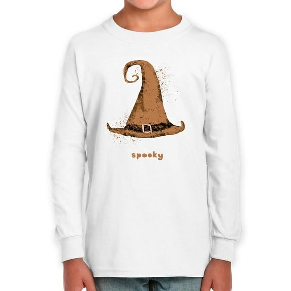 Spooky. Watercolor Witch Hat Long Sleeve Toddler -Image by Shutterstock,  4 Toddler