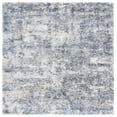 thumbnail image 2 of SAFAVIEH Berber Major Abstract Shag Area Rug, Ivory/Blue, 6'7" x 6'7" Square, 2 of 11