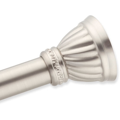 Elegant Home Fashions Beaded Swirl Decorative Shower Rod