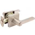 thumbnail image 2 of Vienna Door Lever with Square Rosette, Entry Latch, KW Keyway, Satin Nickel by Stone Harbor Hardware, 2 of 3