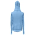 thumbnail image 6 of CAIXIA Womens Crochet Lightweight Cardigan Zip Up Hooded Long Sleeve Knit Sweaters Mesh Beach Swim Cover Up, 6 of 9