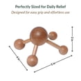 thumbnail image 3 of Evideco Wellness Handheld Spider Body Compression Massager, Off-White, 3 of 9