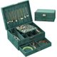thumbnail image 1 of Caja de almacenamiento de joyas, caja de joyería de viaje 2 capas de joyas, caja de almacenamiento de joyas collar / anillo / joyería de pulsera PenghuiLiu 9024719193885, 1 of 5