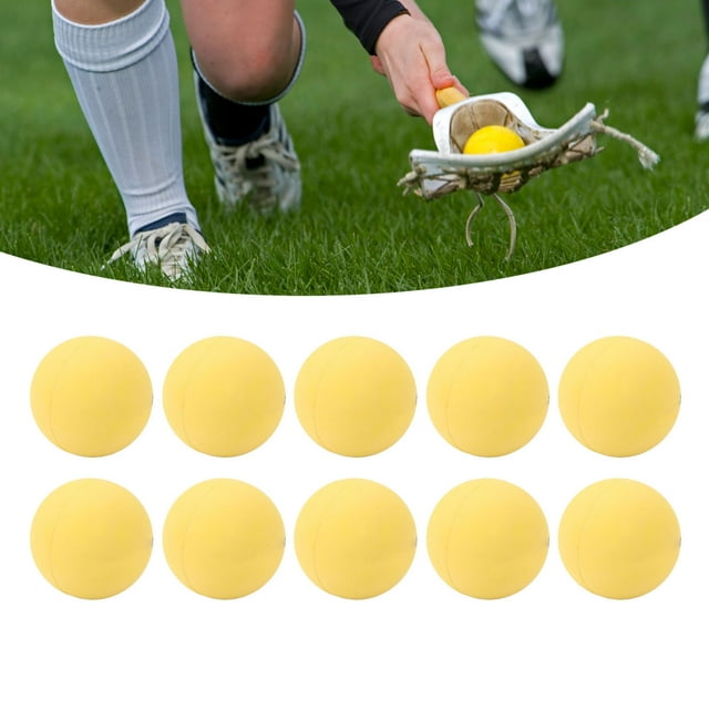 Juego De Bolas De Lacrosse, Bola De Masaje De Lacrosse De PVC Suave Con Agarre, Ligera Y Elástica Para Entrenamiento