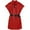 Red, variant on Children's Halloween Tunic Shirt for Boys & Girls - Medieval Viking Pirate Renaissance Costume Top with Lace Up Design for Kids 3-12 Years