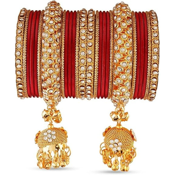 Indian Ethnic Partywear Handmade Bangles – Elegant Jewelry for Women, Perfect for Weddings, Festivals, and Everyday Wear