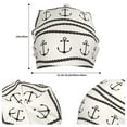 thumbnail image 4 of Logiee Anchors and Ropes Print Unisex Knit Beanie for Men Women Winter Hat,Beanies Skull Caps, 4 of 7