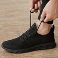 thumbnail image 2 of Lightweight Men's Sport Sneakers - EVA Cushioned Sole, Breathable Fabric Upper, Sleek Design for Spring/Summer, 2 of 5