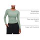 thumbnail image 4 of Remera CRZ YOGA Softembrace de Manga Larga Verde Talle Large, 4 of 6