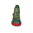 thumbnail image 3 of Mens High Top Shoes FIESSO by AURELIO GARCIA Chain Medusa Celebrity 2421 Green, 3 of 9