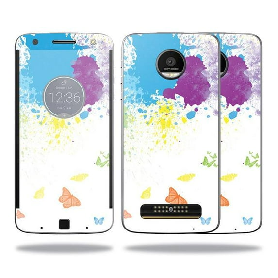 MightySkins MOMZFO-Splash Of Color Skin for Motorola Moto Z Force Sticker Wrap Cover Sticker - Splash of Color