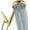 Polished Brass, variant on Handheld Shower Head High Pressure 6 Spray Settings, Detachable Hand Held Showerhead 4.9 Inch Face with Extra Long Flexible Hose and Metal Adjustable Bracket