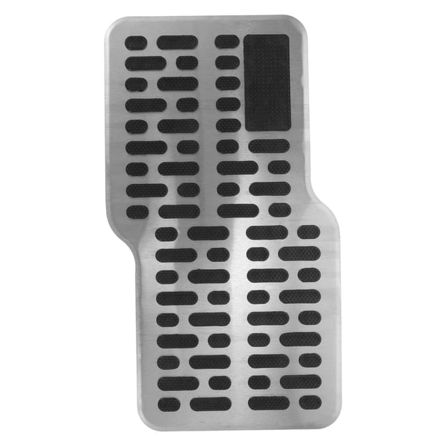 Phenofice Slip-resistant Brake Pedal Pads Stainless Steel Automotive Accessory For Driving 1Pcs