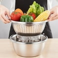 thumbnail image 2 of Stainless Steel Mixing Bowls Whisking Salad Basin For Cooking Baking Storage, 2 of 9
