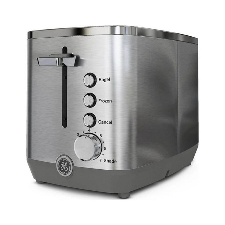 GE 2-Slice Stainless Steel 850-Watt Toaster in the Toasters department at