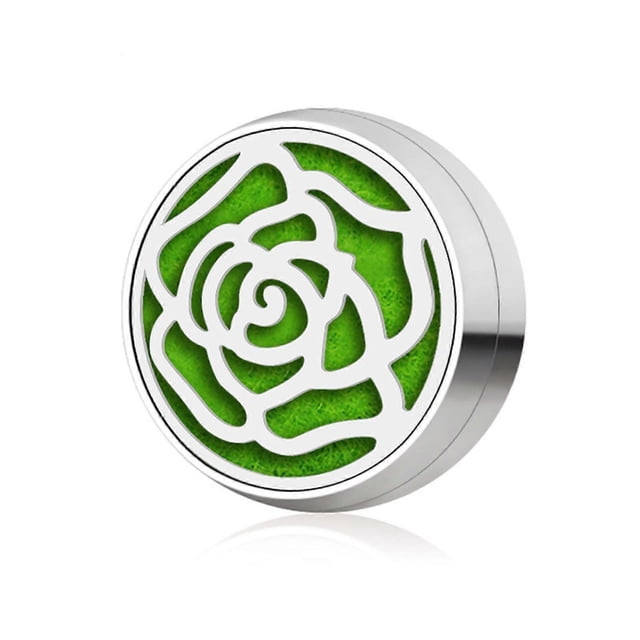 2pcs Magnetic Buckles Essential Oil Diffuser Aromatherapy Stainless Steel Safe Home Supplies 12 X 12 X 4.5mm Fragrance Button