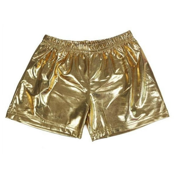 Wenchoice Gold Shorts For Dance/Gymnastic/Swimming Girls S(0-2 Years)
