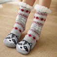 thumbnail image 4 of Sonducket Paquete de 2 calcetines hasta el muslo Accesorios de esquí Artículos para el hogar Grey Type2 NO2, 4 of 6