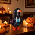 thumbnail image 6 of RUINIXCW 7 Inch Halloween Deck Goose Outfits Desk Duck Outfit Mini Porch Goose Outfit  for Desktop Goose Figurine Holiday Desk Goose Clothes Hoodie and Accessory (No Goose), 6 of 6