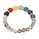thumbnail image 1 of Pulsera de cuentas de chakras, 7 chakras, cristales curativos, pulsera de meditación, relajación, alivio del estrés, pulsera de cristal para mujeres y hombres tipo 2, 1 of 5