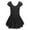 ZA Black, variant on Girls' Dresses Long Sleeve Ballet Skirted Leotards Dance Dresses Tutu Outfit For Ballerina Baby Dress Black 4 Years-5 Years
