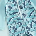 thumbnail image 4 of dmqupv Baby Swimsuit Boy Toddler Bathing Suit Rash Guard UPF 50+ Swimwear Baby Swimsuit Light Blue,3-6 Months, 4 of 5