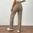 thumbnail image 4 of Endives Womens Flared Pants Yoga Legging Pants Casual Relaxed Comfy Loose Soft Pants, 4 of 5