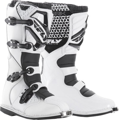 Fly Racing Maverik MX Boots White 12 