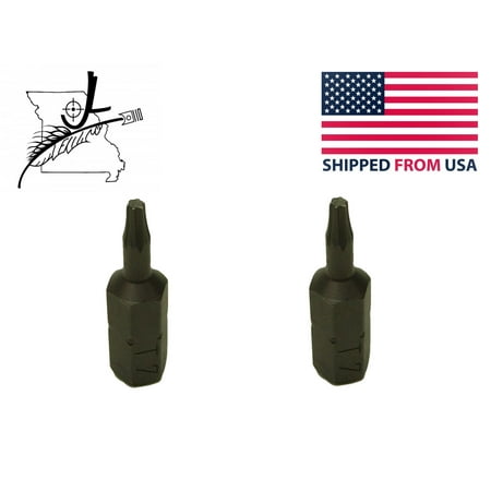 

2x T7 Torx Star 25mm Long 1/4 Hex Shank Screwdriver Bit Hardened 1 Replacement By JL Missouri Parts