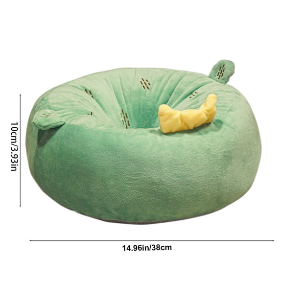 Aodebiao Floor Pillow Meditation Cushion Round Large Floor Pillows Seating for Adults, Velvet Thick Floor Cushions for Yoga Living Room Balcony Outdoor Tatami