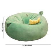Bean Bag Chair for Adults, Stuffed Sofa Chair Comfy Giant Bean Bag Chair with Spacious Design, Solid Thick Seat Cushion Butt Cushion for Living Room, Bedroom, Dorm