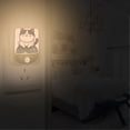 thumbnail image 2 of Yayeee LED Night Lights with Motion Detectors Auto Dusk to Dawn Light Sensors, 2 Pack, Beige Cute Cat, 2 of 7