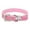 Pink, variant on Pet Collars for Small Dogs and Cats Adjustable PU Leather Choker for Puppies and Stylish and Comfortable Fit for Everyday Use