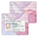 thumbnail image 1 of Tarjetero Fintie Slim, minimalista, de piel con bloqueo RFID, 1 of 7