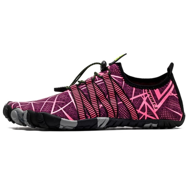 Zapatos para Parejas Transfronterizas Primavera Y Verano Zapatos para Zapatos para Al Aire Libre Zapatos para Nadar para Y Ocio Zapatos Playa (6905 Rosa Rojo 42)