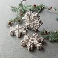 thumbnail image 2 of Home Decorative Snowflake (Set of 3) 6"H Resin, 2 of 5