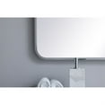 thumbnail image 4 of Soft corner metal rectangular mirror 30x48 inch in Silver, 4 of 5
